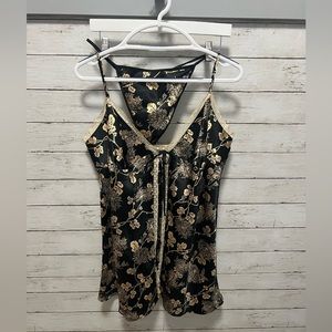 Vintage Y2K Victoria’s Secret Black Floral Teddy